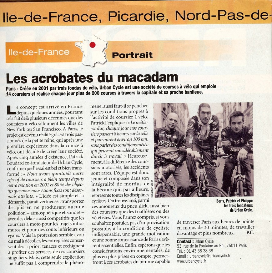 Magazine Le Cycle février 2007